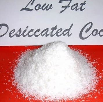 LOW FAT DESICCATED COCONUT
